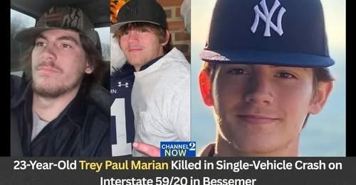 Trey Paul Marian Obituary, Death – Adger Man Killed in Single-Vehicle Crash on I-59/20 in Bessemer